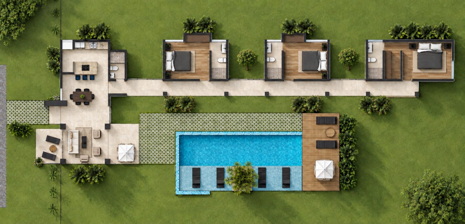 Altamira Campestre, lotes campestres con casa incluida contemporánea de lujo.